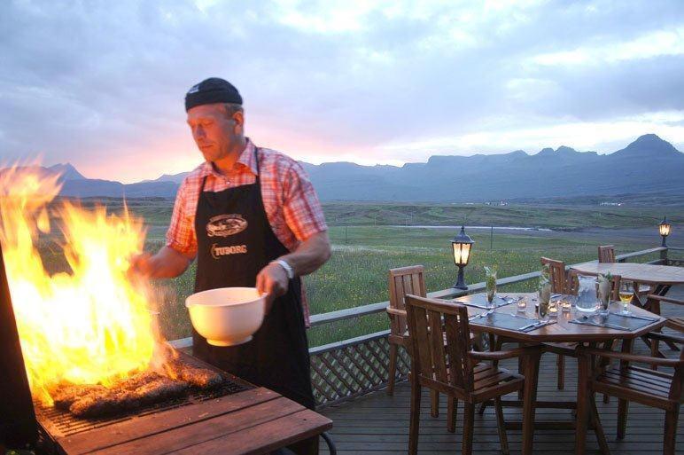 Eyjar Fishing Lodge Breiðdalsvík Exterior foto